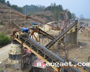 时产250吨河卵石碎石生产线