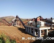 时产600吨石灰石碎石生产线