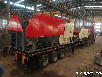 轮胎式移动破碎站